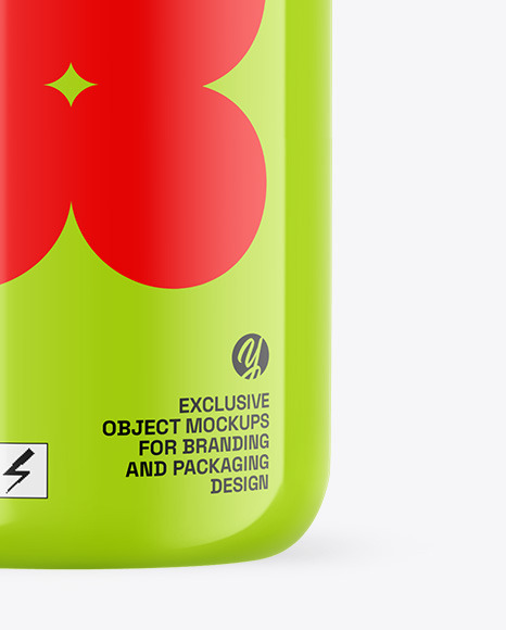 Glossy Sport Bottle Mockup