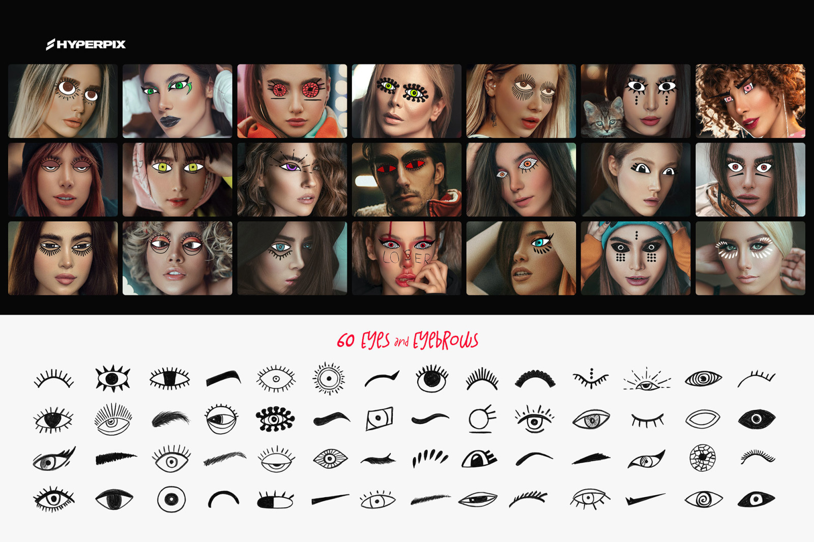 Hyper Hand Drawn - 1000 PNG Elements Hyper Hand Drawn - 1000 PNG Elements