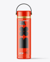 Glossy Vacuum Water Bottle Mockup