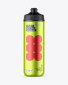 Metallic Sport Bottle Mockup