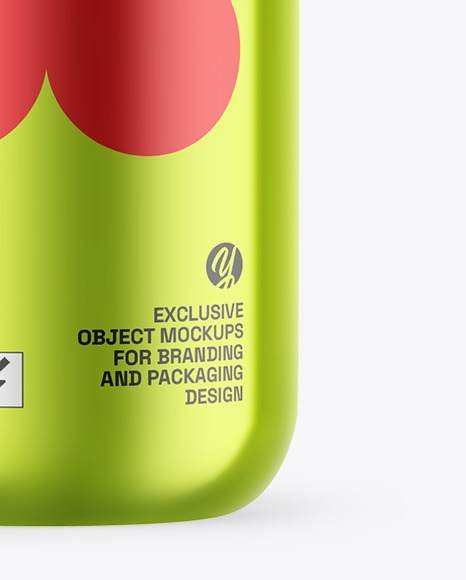 Metallic Sport Bottle Mockup Metallic Sport Bottle Mockup