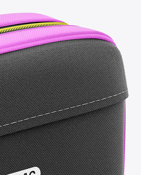 Cosmetic Bag with Zipper Mockup