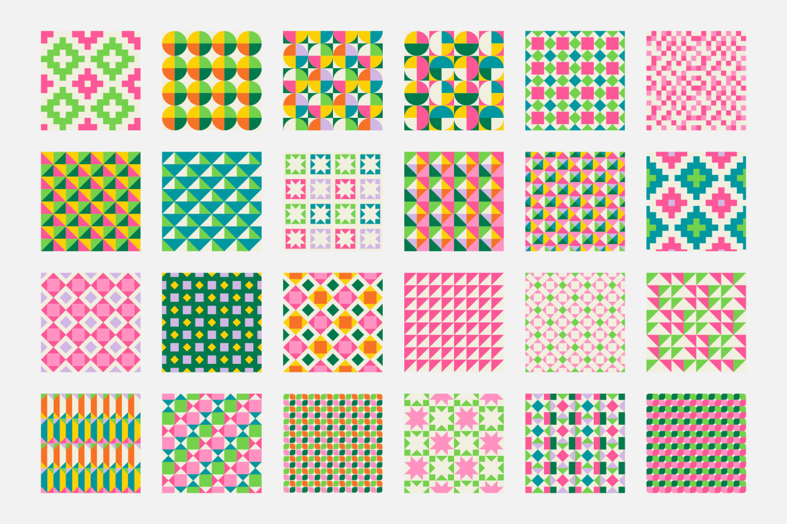 Simple Geometric Seamless Patterns Simple Geometric Seamless Patterns