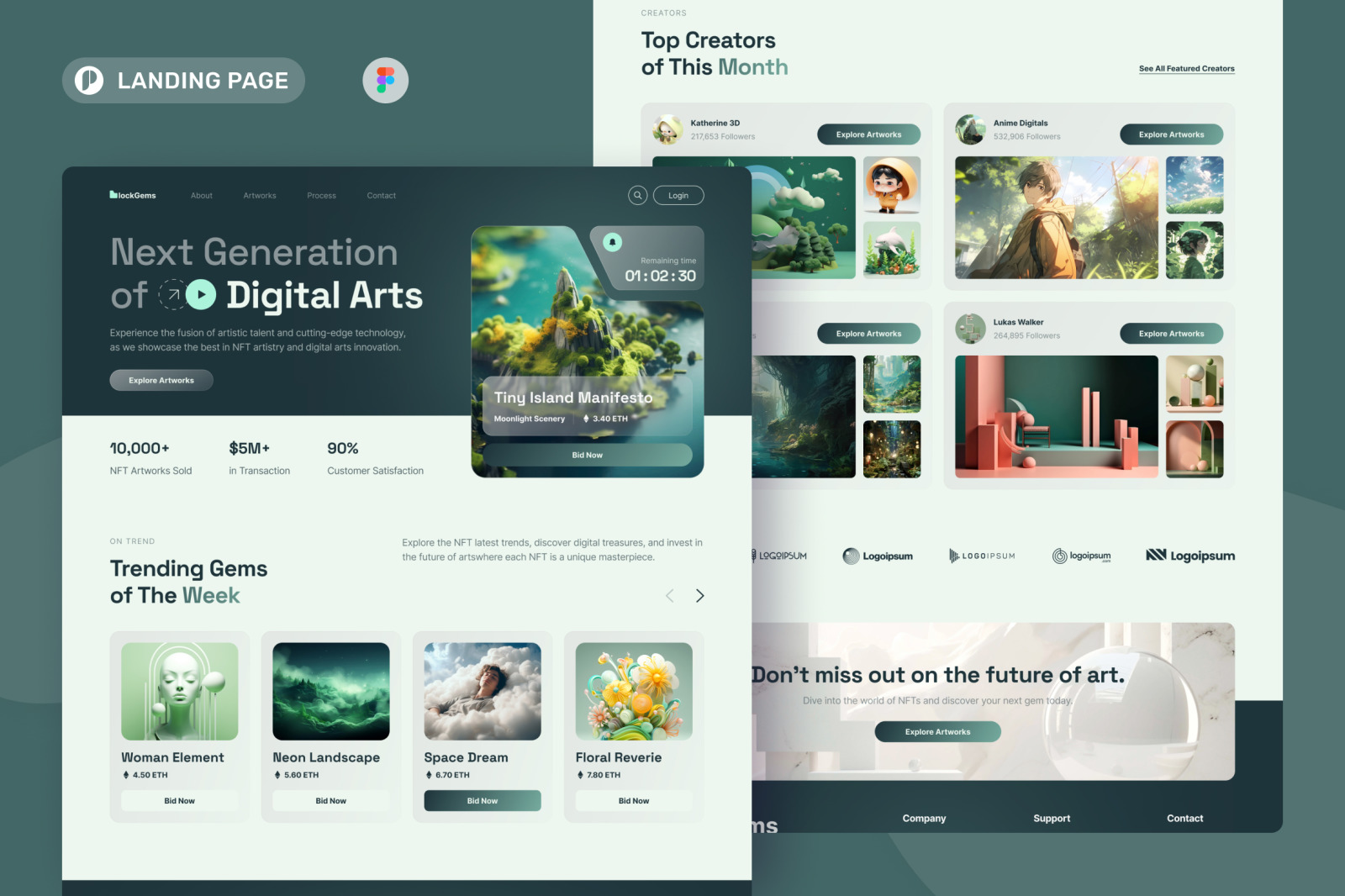 BlockGems - NFT Landing Page BlockGems - NFT Landing Page
