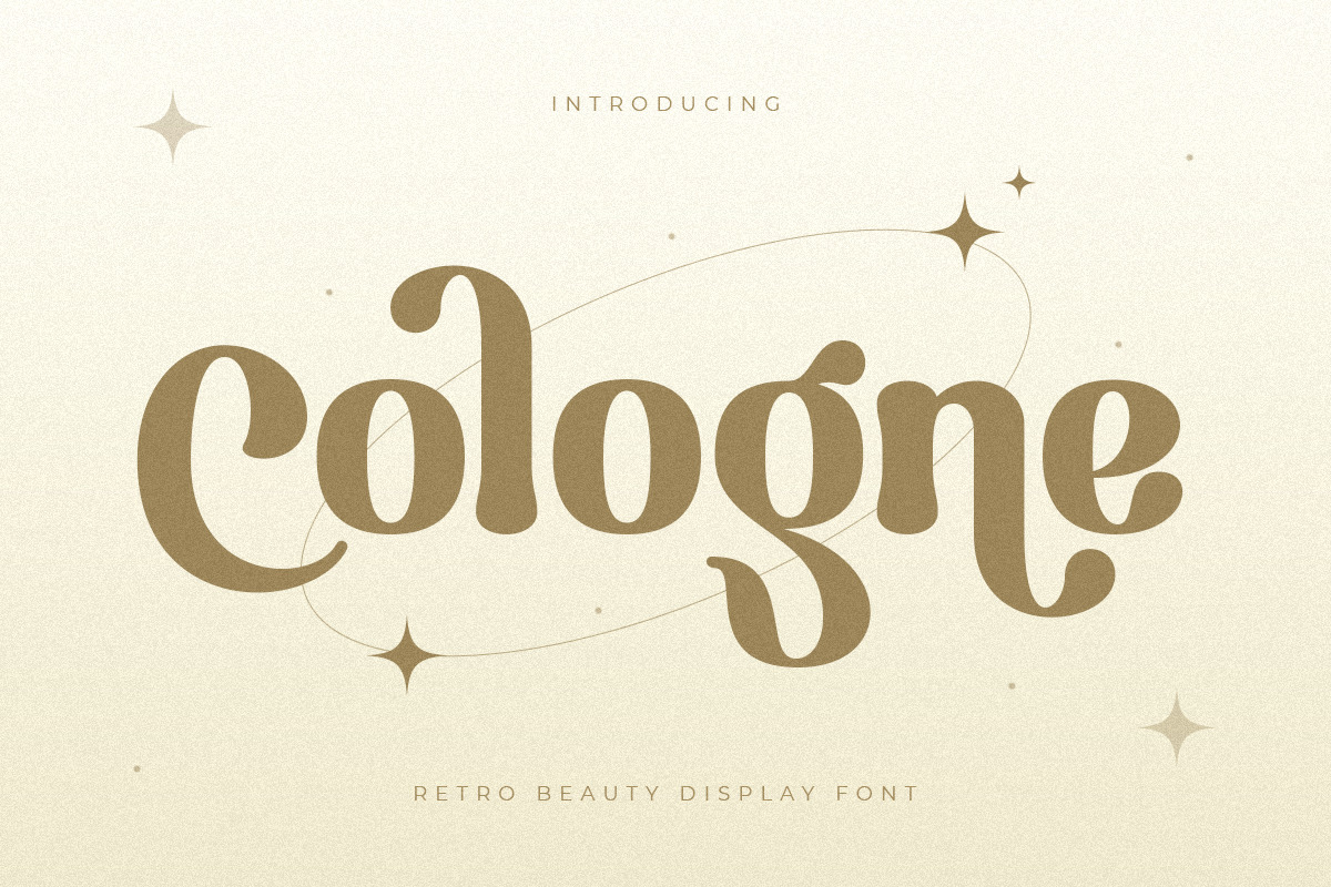 Cologne - Retro Beauty Display Font