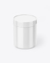 Glossy Plastic Stain Remover Jar Mockup