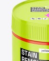 Glossy Plastic Stain Remover Jar Mockup