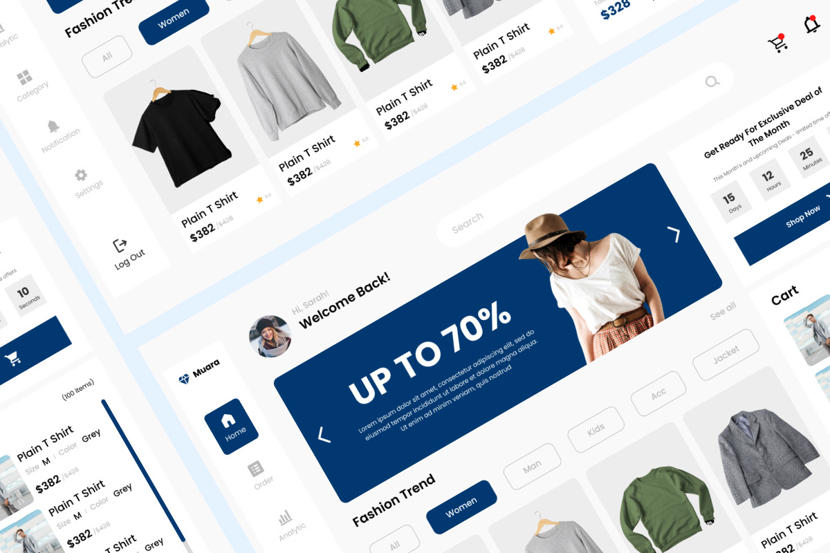 Muara - Dashboard Fashion E-commerce V2 Muara - Dashboard Fashion E-commerce V2