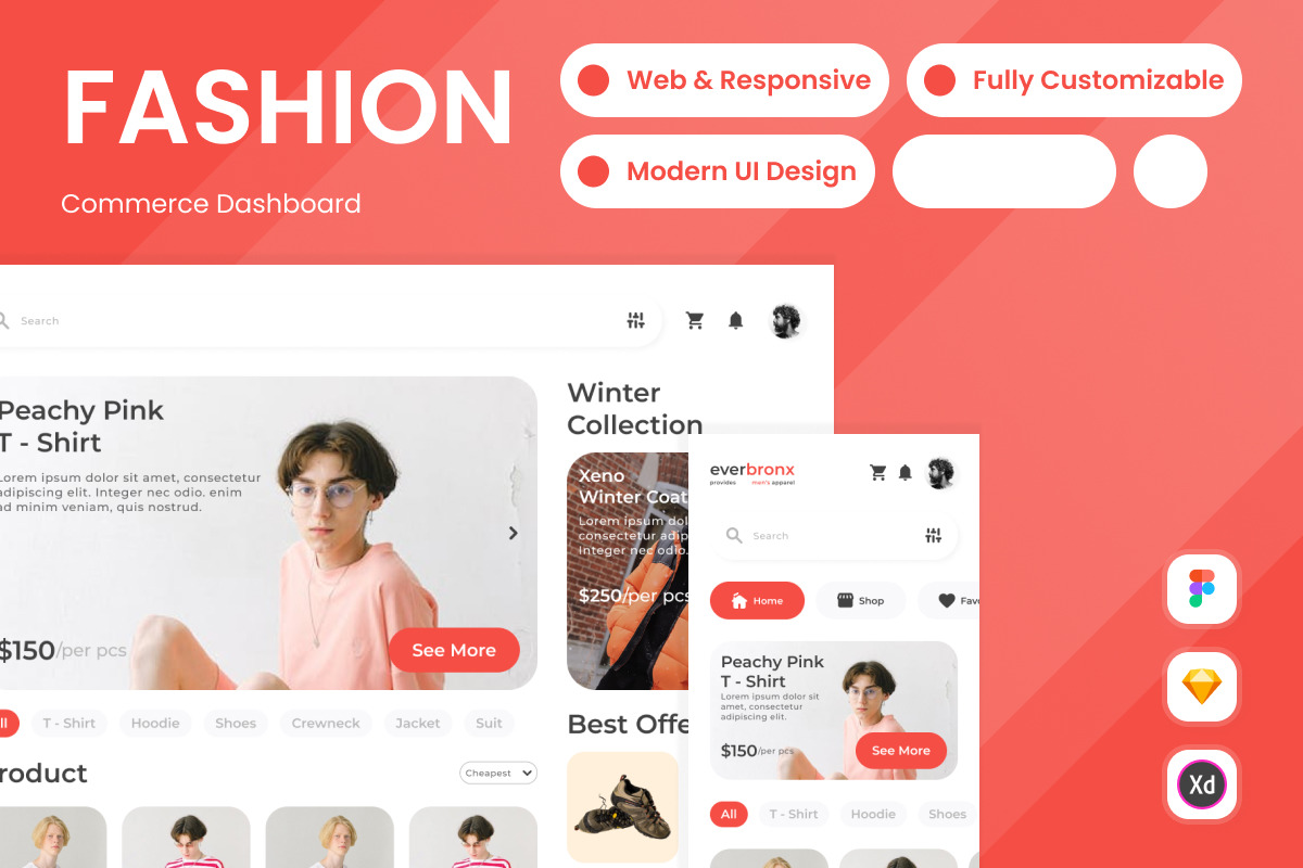 Everbronx - Fashion Commerce Dashboard Everbronx - Fashion Commerce Dashboard