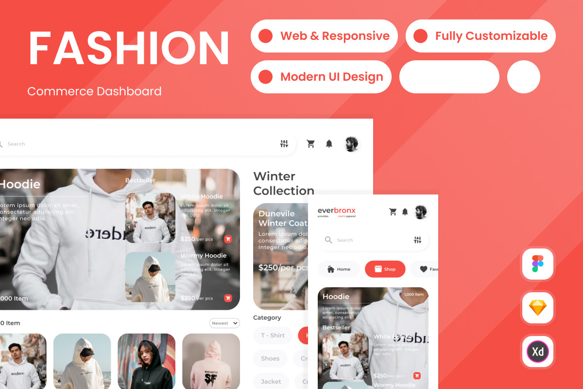 Everbronx - Fashion Commerce Dashboard V2 Everbronx - Fashion Commerce Dashboard V2