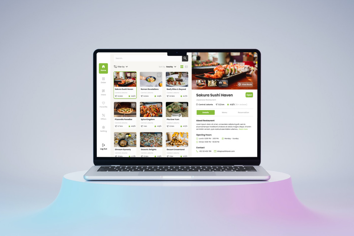 Eatscape - Restaurant User Dashboard Eatscape - Restaurant User Dashboard