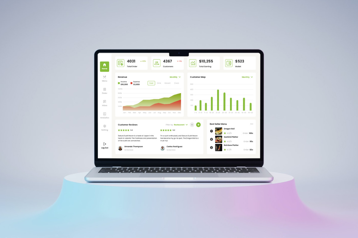 Eatscape - Restaurant Admin Dashboard Eatscape - Restaurant Admin Dashboard
