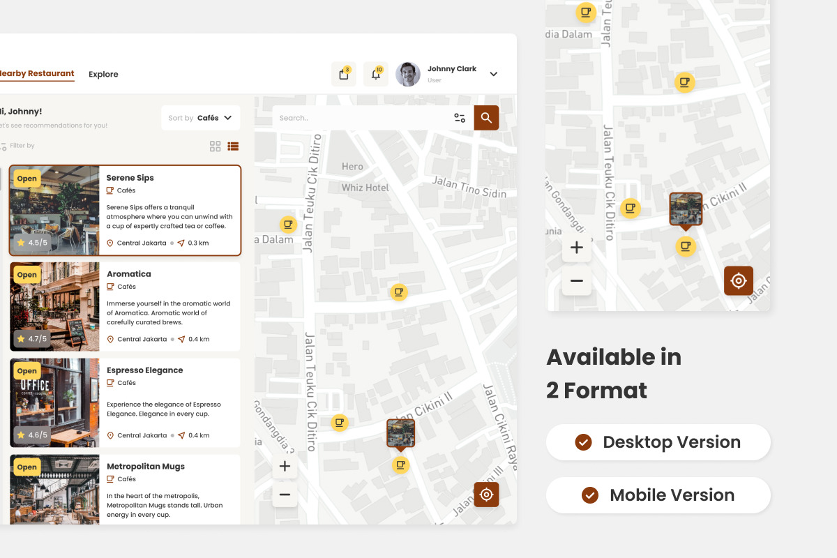 Foody - Restaurant User Dashboard Foody - Restaurant User Dashboard