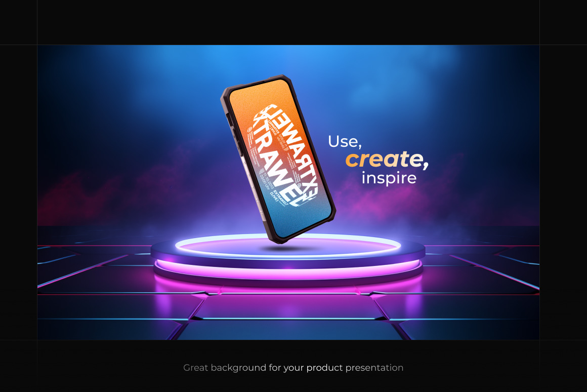 Neon Podiums ❊ Background Set Neon Podiums ❊ Background Set
