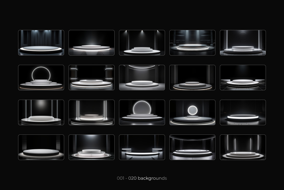 White Podiums ❊ Background Set White Podiums ❊ Background Set