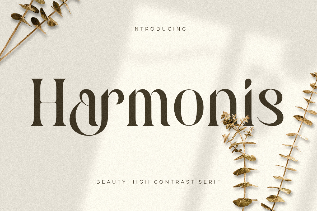 Harmonis - Beauty High Contrast Serif Harmonis - Beauty High Contrast Serif