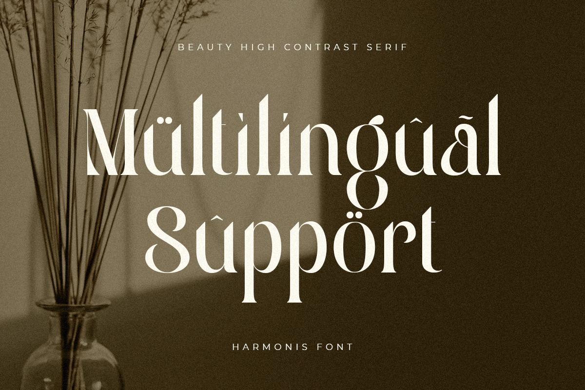 Harmonis - Beauty High Contrast Serif Harmonis - Beauty High Contrast Serif