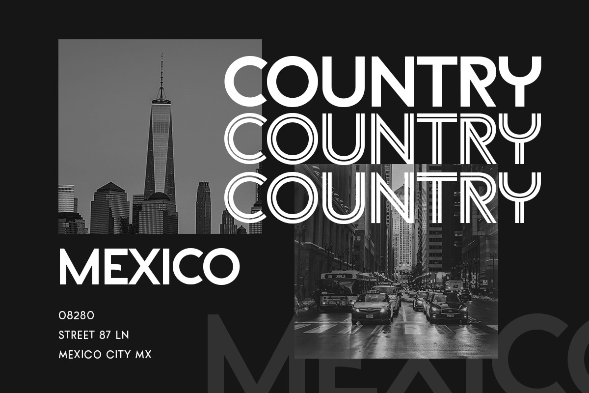 Uppercut - Sans Serif Display Font Uppercut - Sans Serif Display Font