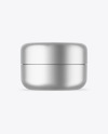 Matte Metallic Cosmetic Jar Mockup Matte Metallic Cosmetic Jar Mockup