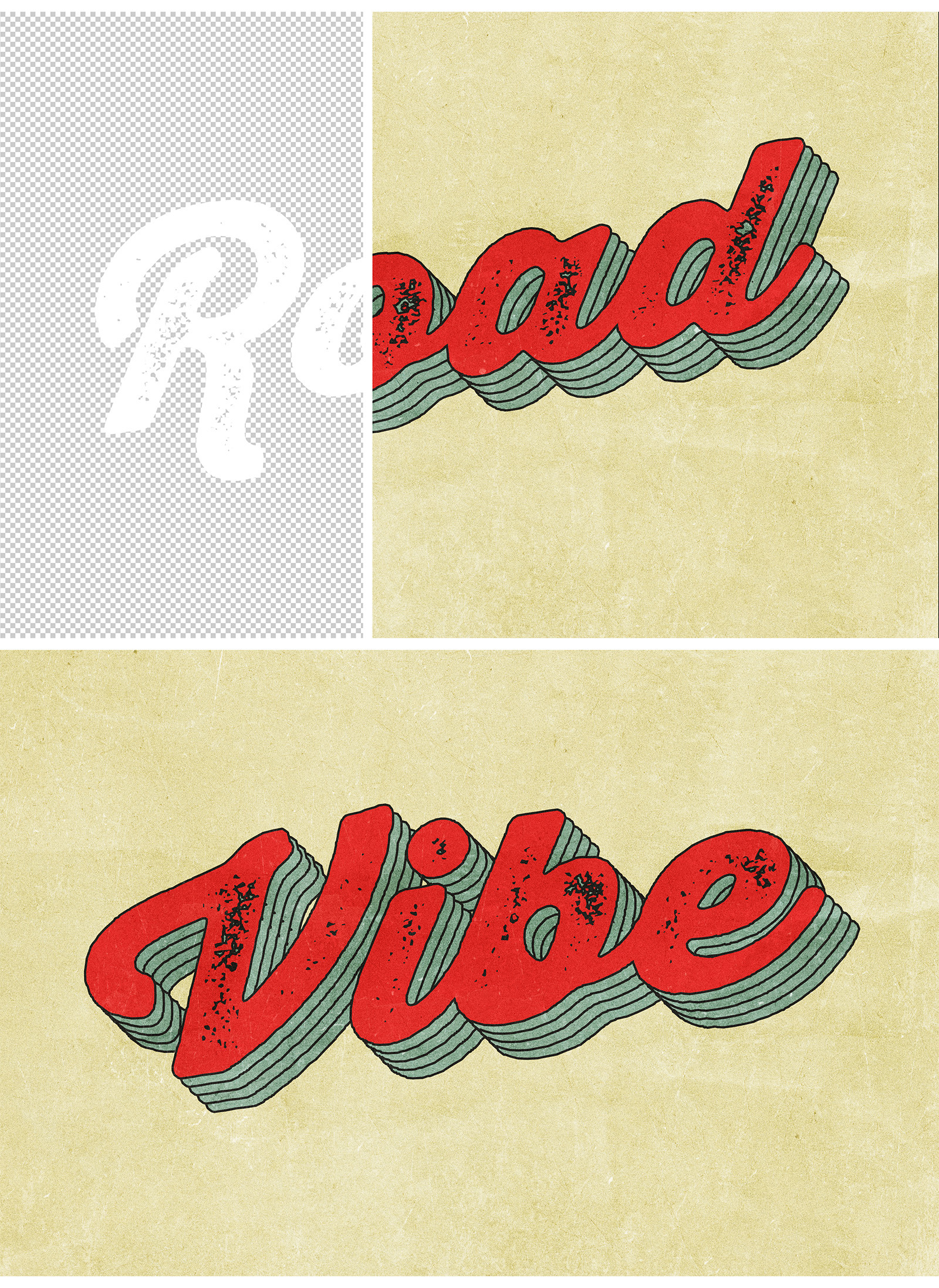 Retro Text Effect