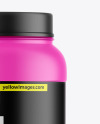 Matte Protein Jar Mockup Matte Protein Jar Mockup