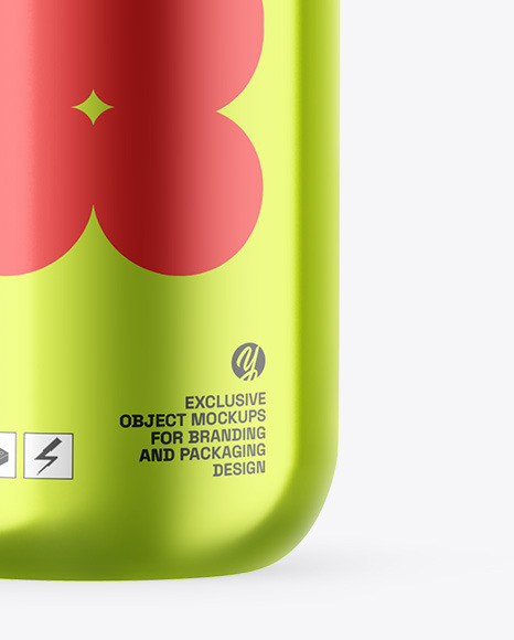Metallic Sport Bottle Mockup Metallic Sport Bottle Mockup