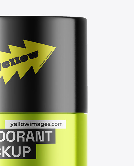 Metallic Deodorant Mockup