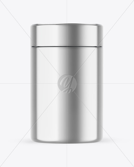 Metallic Protein Jar Mockup