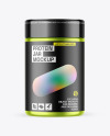 Metallic Protein Jar Mockup