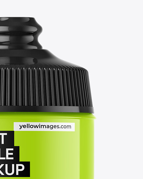 Glossy Sport Bottle Mockup Glossy Sport Bottle Mockup