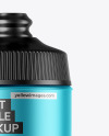 Matte Metallic Sport Bottle Mockup