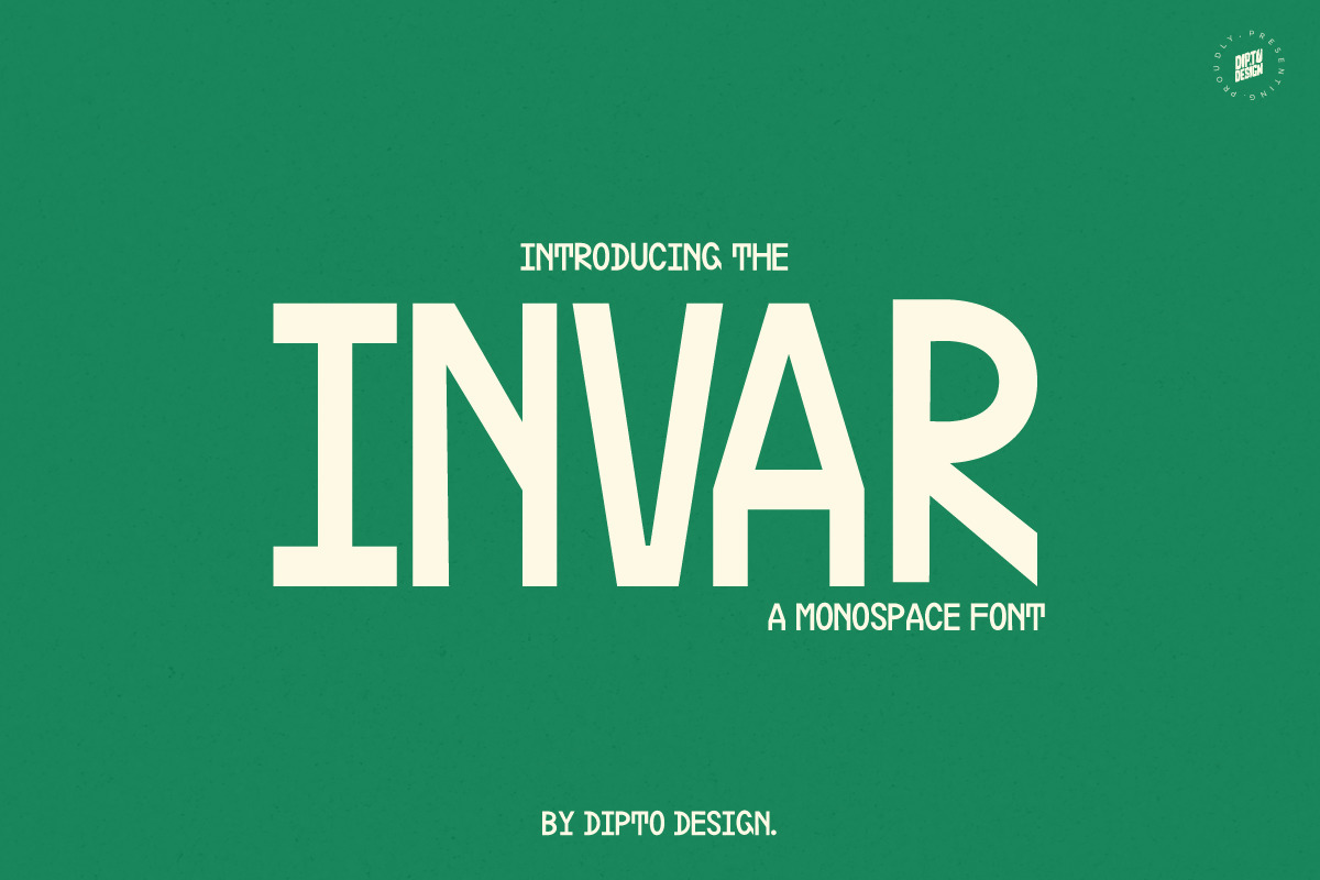 INVAR FONT