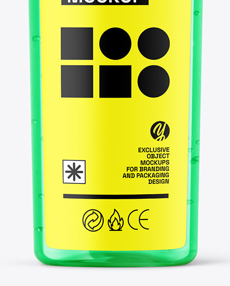 Color Liquid Cosmetic Bottle with Pump Mockup Color Liquid Cosmetic Bottle with Pump Mockup