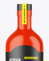 Glossy Sauce Bottle Mockup