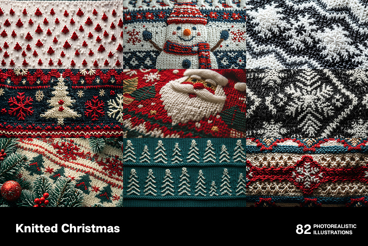 Knitted Christmas Knitted Christmas