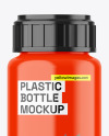 Glossy Plastic Bottle Mockup