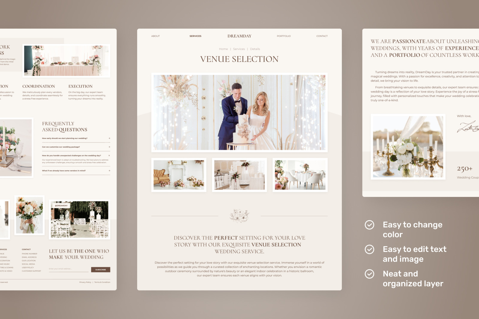 DreamDay - Wedding Planner Website