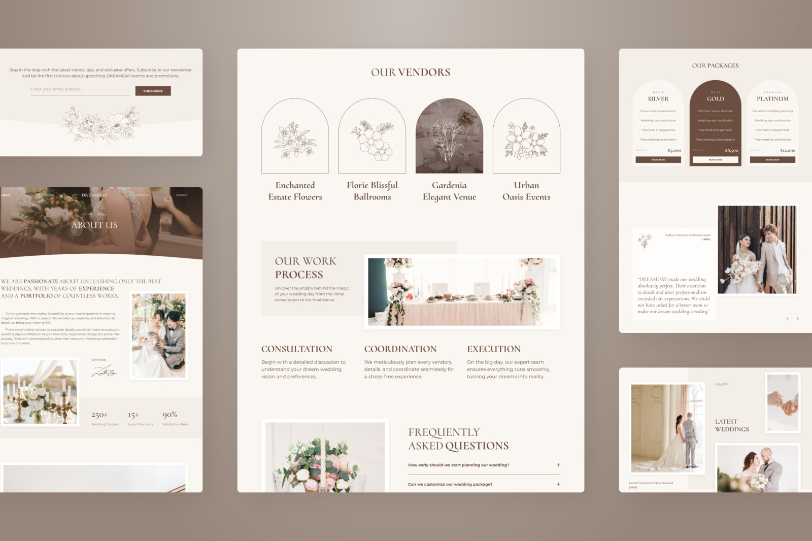 DreamDay - Wedding Planner Website