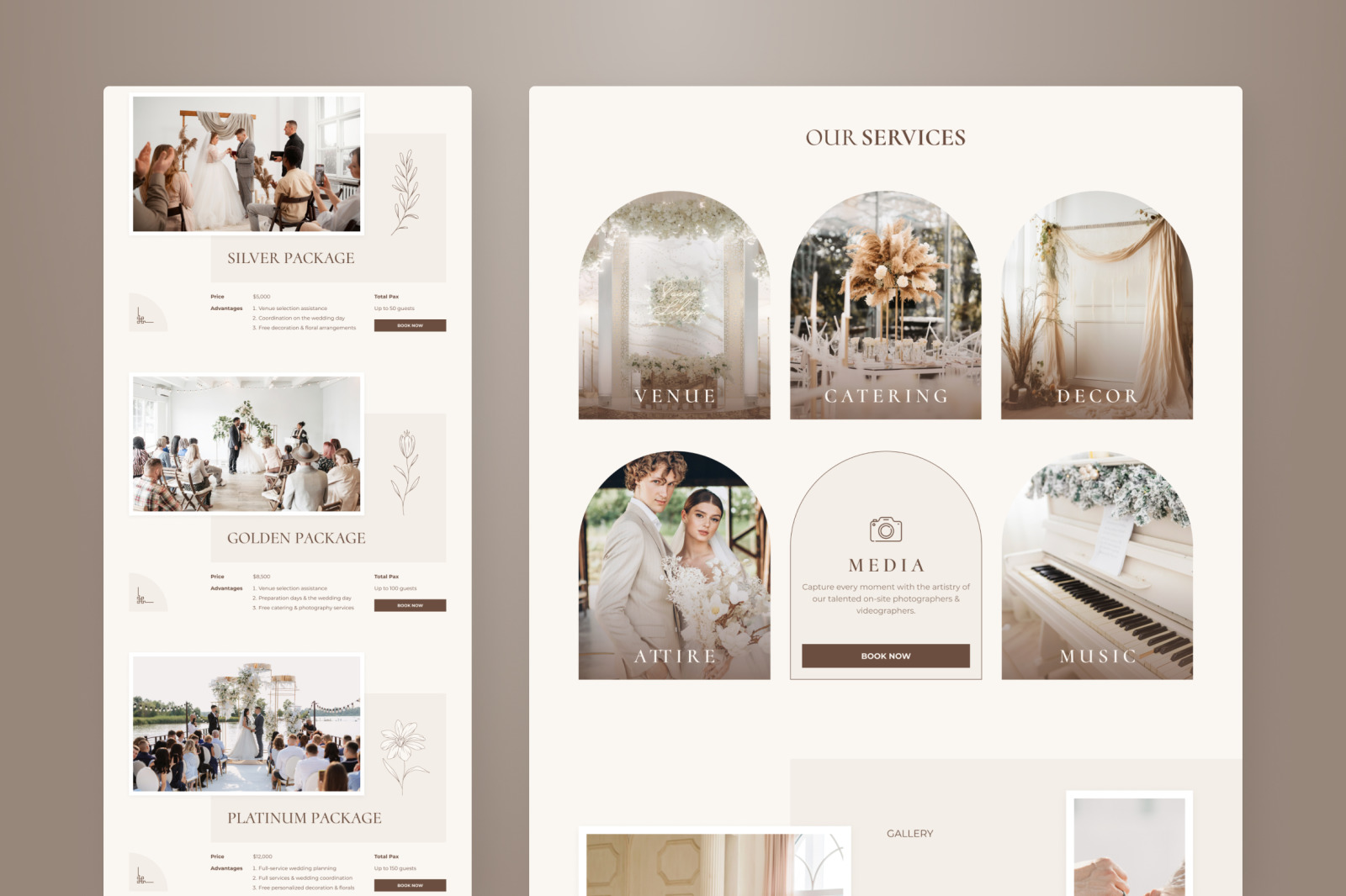 DreamDay - Wedding Planner Website