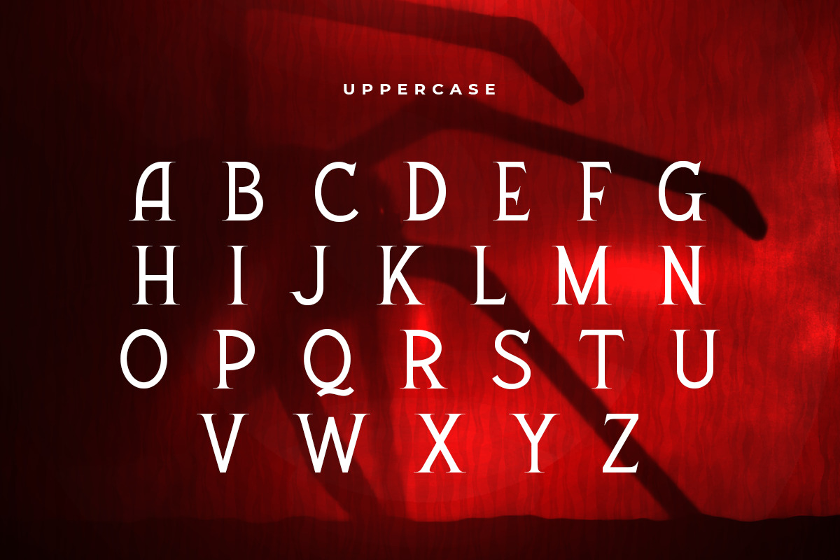 Dracula - Horror Display Serif Font