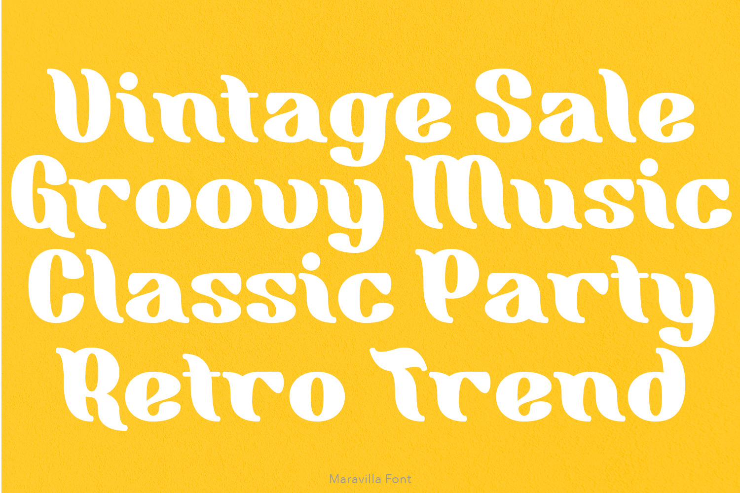 Maravilla Vintage Font Maravilla Vintage Font