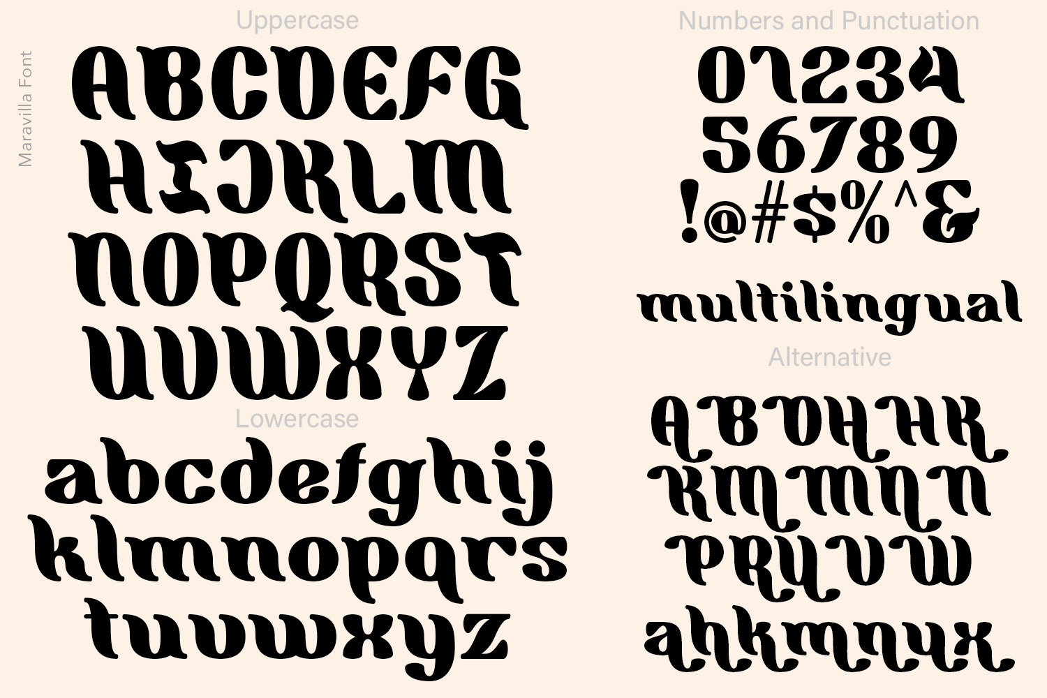 Maravilla Vintage Font Maravilla Vintage Font