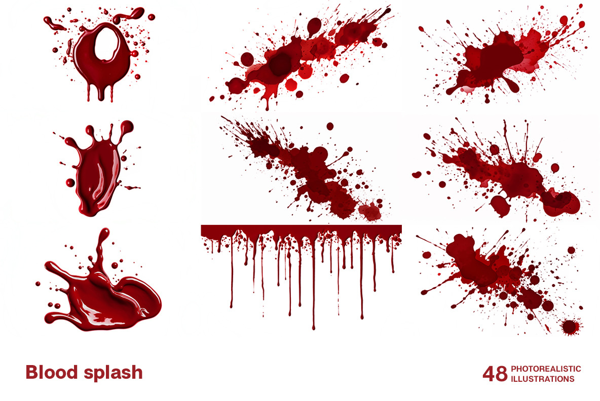 Blood splash Blood splash