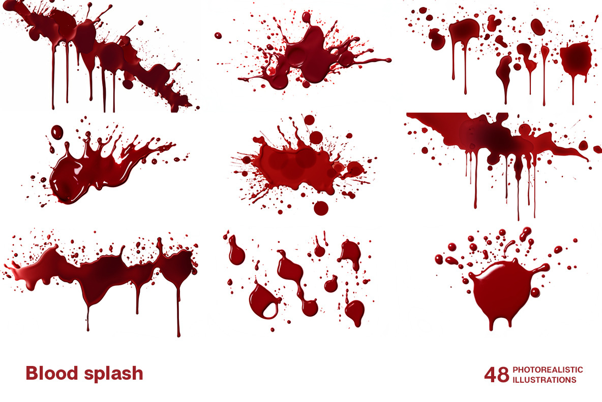 Blood splash Blood splash
