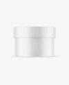 Matte Cosmetic Jar Mockup