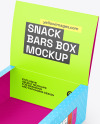 Paper Box w/ Glossy Snacks Mockup