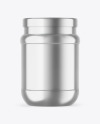 Metallic Protein Jar Mockup