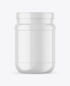 Glossy Protein Jar Mockup Glossy Protein Jar Mockup