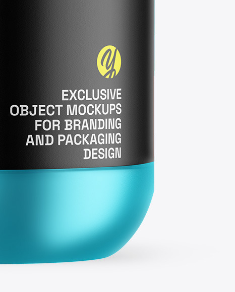 Matte Metallic Protein Jar Mockup Matte Metallic Protein Jar Mockup