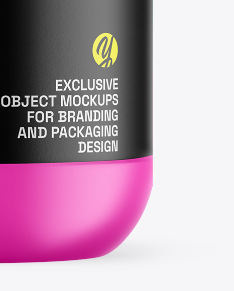 Matte Protein Jar Mockup Matte Protein Jar Mockup